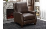 Picture of Melrose Fudge Leather Recliner