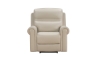 Picture of Remington Cream Leather Dual Power Recliner