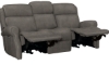 Picture of Bernhardt Mcgwire Gray Leather Power Sofa