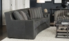 Picture of Bernhardt Candace Gray Leather Sofa