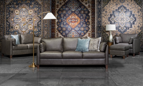 Picture of Leda Smoke Leather Chair