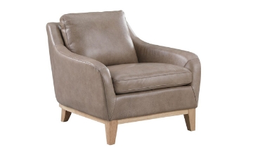 Picture of Cammack Sandy Brown Leather Chair