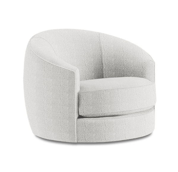 Picture of Giselle Snow Swivel Chair
