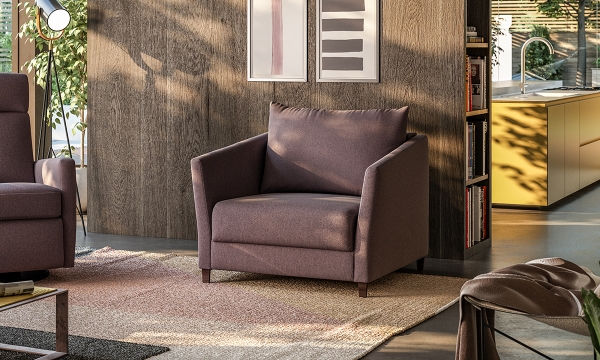 Picture of Erica Plum Cot Twin Sleeper Chair