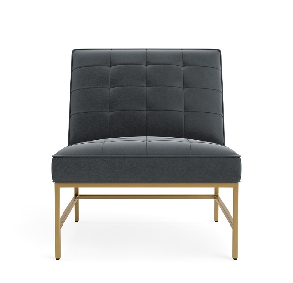 Picture of Major Charcoal Velvet Chair