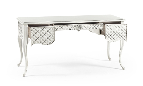 Picture of Morning Glory White Lattice Desk