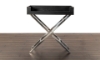 Picture of Mitchell Gold + Bob Williams Knox Black Butler Tray Table
