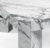 Picture of Collin White Carrara Marble Cocktail Table