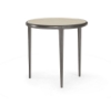 Picture of Aria Pewter Side Table with Onyx Top
