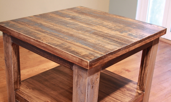 Picture of Aster Antique Brown 2-Drawer End Table