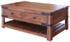 Picture of Lantana Rustic Brown 4-Drawer Cocktail Table