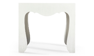 Picture of Asperitas White Rectangle End Table