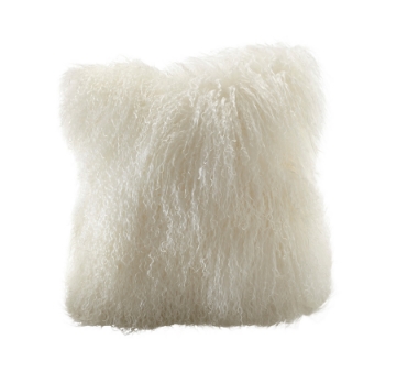 Picture of Tibetan Wool Pillow, 20" x 20" - Ivory