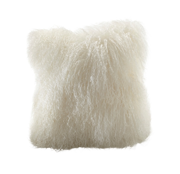 Picture of Tibetan Wool Pillow, 20" x 20" - Ivory