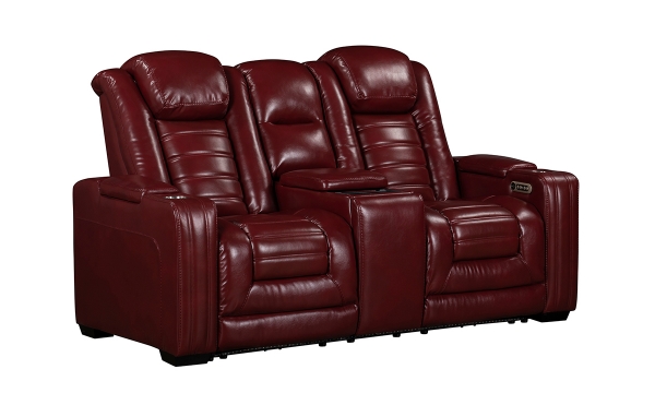 Picture of Commander Red Power Console Loveseat