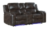 Picture of Silhouette Coffee Power Console Loveseat