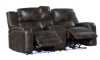 Picture of Silhouette Coffee Power Console Loveseat