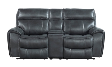 Picture of Summit Slate Power Console Loveseat