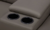Picture of Denali Dark Gray Leather Power Reclining Loveseat