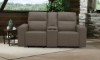 Picture of Denali Dark Gray Leather Power Reclining Loveseat