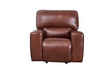 Picture of Broadway Brown Leather Power Recliner