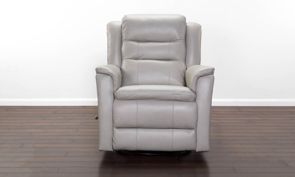 Picture of Selmy Fog Leather Swivel Glider Recliner