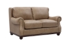 Picture of Tilton Beige Leather Loveseat