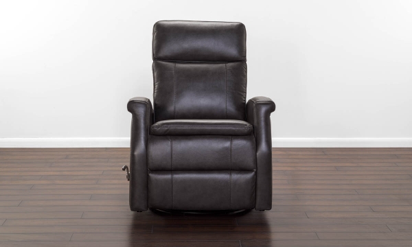 Picture of Jorah Granite Leather Swivel Glider Recliner