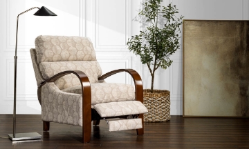 Picture of Bentwood Linen High Leg Recliner