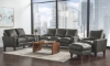 Picture of Chino Gray Leather Loveseat