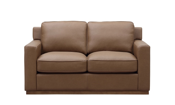 Picture of Mason Brown Leather Loveseat
