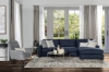 Picture of Flanigan Midnight 2-Piece Right Chaise Sectional