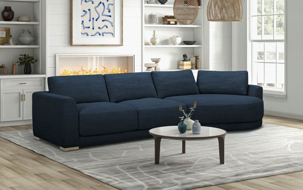 Picture of Solaris Indigo 2-Piece Right Chaise Sectional