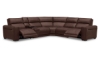 Picture of Gianna Chocolate Leather 6-Piece Power Sectional