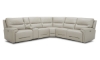 Picture of Thatcher Cream Leather Power Reclining Sectional