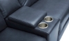 Picture of Keller Navy Leather Power Reclining Sectional