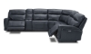 Picture of Keller Navy Leather Power Reclining Sectional