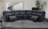 Picture of Keller Navy Leather Power Reclining Sectional