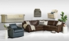 Picture of Marleigh Walnut Leather 2-Piece Sectional