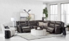 Picture of Charlize Granite Leather 6-Piece Reclining Sectional