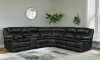 Picture of Braxton Charcoal Leather 6-Piece Power Sectional