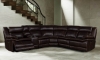 Picture of Braxton Espresso Leather 6-Piece Power Sectional