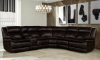 Picture of Braxton Espresso Leather 6-Piece Power Sectional