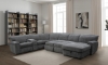 Picture of Turner Charcoal 4-Piece Right Storage Sleeper Power Sectional