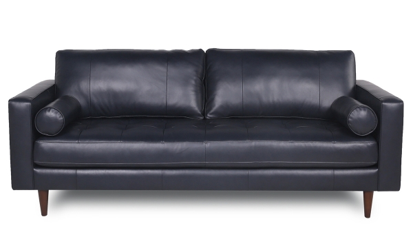 Picture of Blaine Navy Leather Sofa