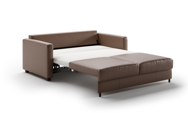 Picture of Luonto Fantasy Dark Brown Leather Queen Sleeper