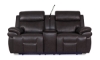 Picture of Relax Stone Zero Gravity Leather Loveseat