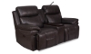 Picture of Relax Stone Zero Gravity Leather Loveseat