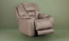 Picture of Bronco Mushroom Leather Power Recliner