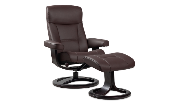 Picture of Nordic 11 Chocolate Chair and Ottoman